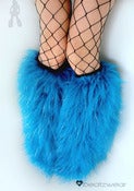Image of Glitter fluffies uv turquoise 