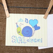 Image of IT'S A SNAIL-EBRATION! (BLUE)