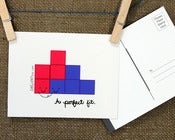Image of POSTCARD 3pk PERFECT FIT