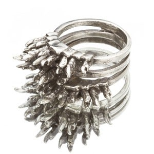 Image of TRIPLE ASYMMETRICAL STACK RING