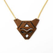 Image of MASK bois de noyer   ♦  walnut tree wood MASK