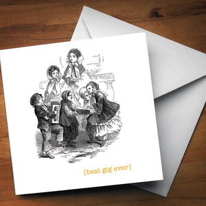 Image of Best Gig Ever Greetings Card