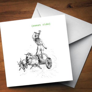 Image of Sweet Ride Greetings Card