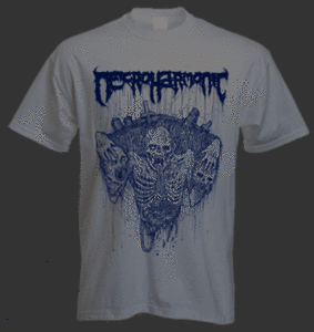 Image of Necroharmonic "Riddick" T shirt Navy Print