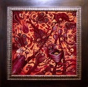 Image of RED MICROBIA ~ FRAMED GICLEE LIMITED EDITION