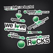 Image of Speedcafe.com A4 Sticker pack!