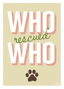 Image of WHO RESCUED WHO - SALMON