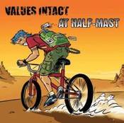 Image of AT HALF-MAST / VALUES INTACT - split 7" (Import)