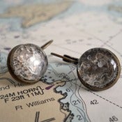 Image of Beach Sand Earrings from the coast of Maine