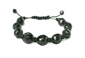 Image of Woven Onyx Bead Bracelet
