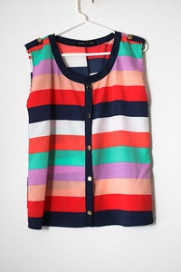 Striped colour tank