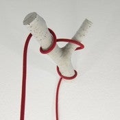 Image of Porte manteau branche en béton 