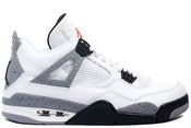 Image of Air Jordan 4 Retro White/ Black-Cement Grey