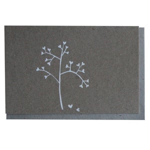 Image of card - heart tree