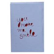 Image of card - you make me smile