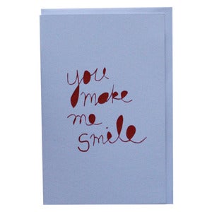 Image of card - you make me smile