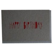 Image of card - tall birthday