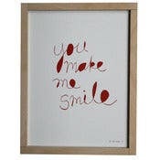 Image of 6 x 8 - you make me smile