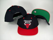 Image of CHICAGO BULLS BLACK& RED SNAPBACK