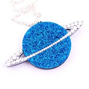 Image of Saturn Planet Necklace