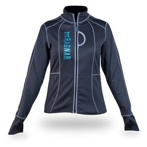 Image of Women's Ragnar Fitted Performance Jacket- Turquoise