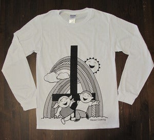 Image of HEXED HAPPY CROSS LONG SLEEVE SHIRT