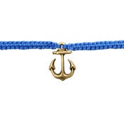 Image of Friendship Bracelet with Gold Anchor
