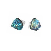 Image of Peacock Ore Earrings