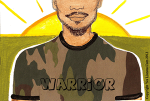 Image of The "Soldier" Male Card $3.95