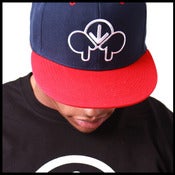 Image of 2 FINGERSDOWN [NAVY CROWNS]