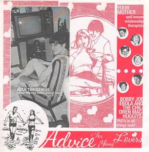Image of Bobby Joe Ebola/Your Mother "Advice For Young Lovers" Split Vinyl 7"