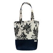 Image of Tote bag-FLANNEL FLOWER IN CHARCOAL