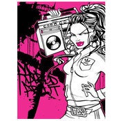 Image of Boombox - Artist Print