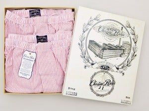 Image of Red Stripe Seersucker Boxers (2 Pack)