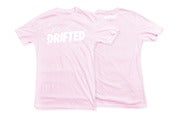 Image of Ladies Fitted Clouds Tee - Baby Pink