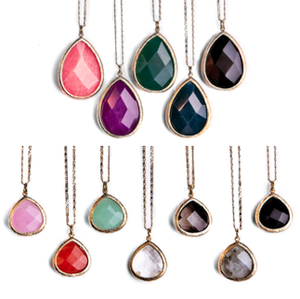 Image of Gemstone Necklace  *As seen in Brides Magazine and InStyle 
