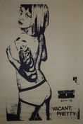 Image of 'pretty vacant' print