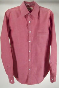 Cotton Chambray Shirt Red by Loden Dager