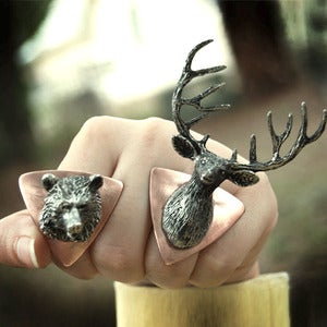 Image of Mounted Bear Ring