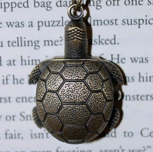 Image of Turtle Shell Watch Necklace