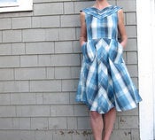 Image of Vintage Inspired Plaid Dress, Size Small