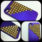Image of Purple and Gold studded Iphone 4 | 4s Case