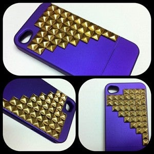 Image of Purple and Gold studded Iphone 4 | 4s Case