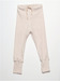 Image of 2X1 RIB COTTON LYCRA LEGGINGS - TEA STAIN
