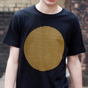 Image of Horizontal Circle Black Tee