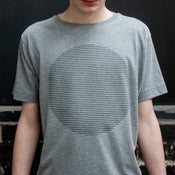 Image of Horizontal Circle Grey Tee