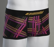 Image of Black and Pink Plaid - Low Rise Trunk