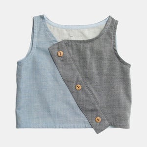 Image of Tabby Crop Top - Charcoal