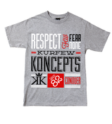 Image of Respect Few Fear None - Grey