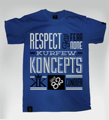 Image of Respect Few Fear None - Royal Blue
